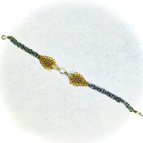 Artisan Opalite Crystal Focal Bracelet - Picture 4 of 6